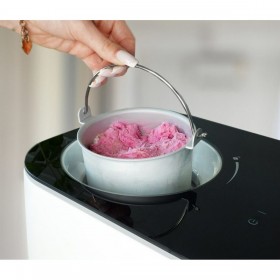 Gelatiera Blaupunkt ICM401 Bianco Nero Acciaio inossidabile