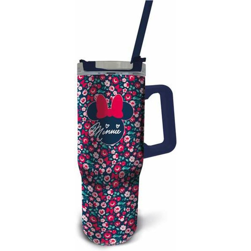 Tazza Thermos con Coperchio Minnie Mouse Gardening 940 ml