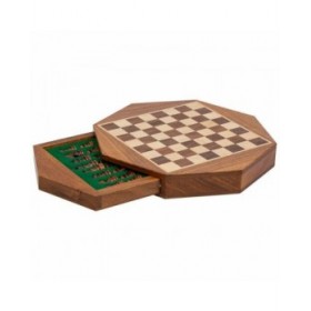 Scacchi Alexandra House Living Marrone Legno di acacia 22 x 5 x 22 cm Magnetico