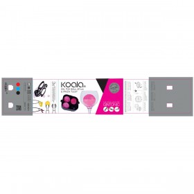 Formina per Cubetti di Ghiaccio Koala Bodega Plastica Set XXL 2 Pezzi