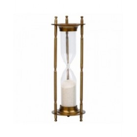 Clessidra Alexandra House Living Marrone Alluminio 10 x 30 x 10 cm