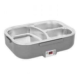 Portavivande Elettrico N'oveen LB640 Grigio scuro Acciaio inossidabile 24 x 11 x 18,5 cm