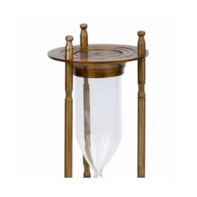 Clessidra Alexandra House Living Marrone Alluminio 10 x 30 x 10 cm