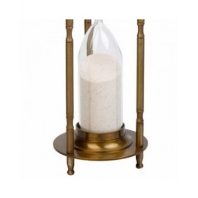 Clessidra Alexandra House Living Marrone Alluminio 10 x 30 x 10 cm