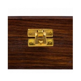 Puzzle Alexandra House Living Marrone Vetro Legno di acacia 12 x 6 x 17 cm 6 Pezzi