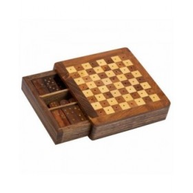Set di giochi tradizionali Alexandra House Living Marrone 16 x 3 x 15 cm 3 in 1