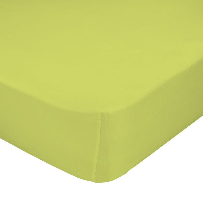 Lenzuolo con angoli HappyFriday BASIC KIDS Verde 105 x 200 x 32 cm