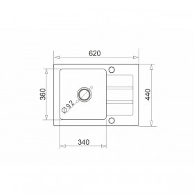 Lavello a Una Vasca Maidsinks Promo Beige