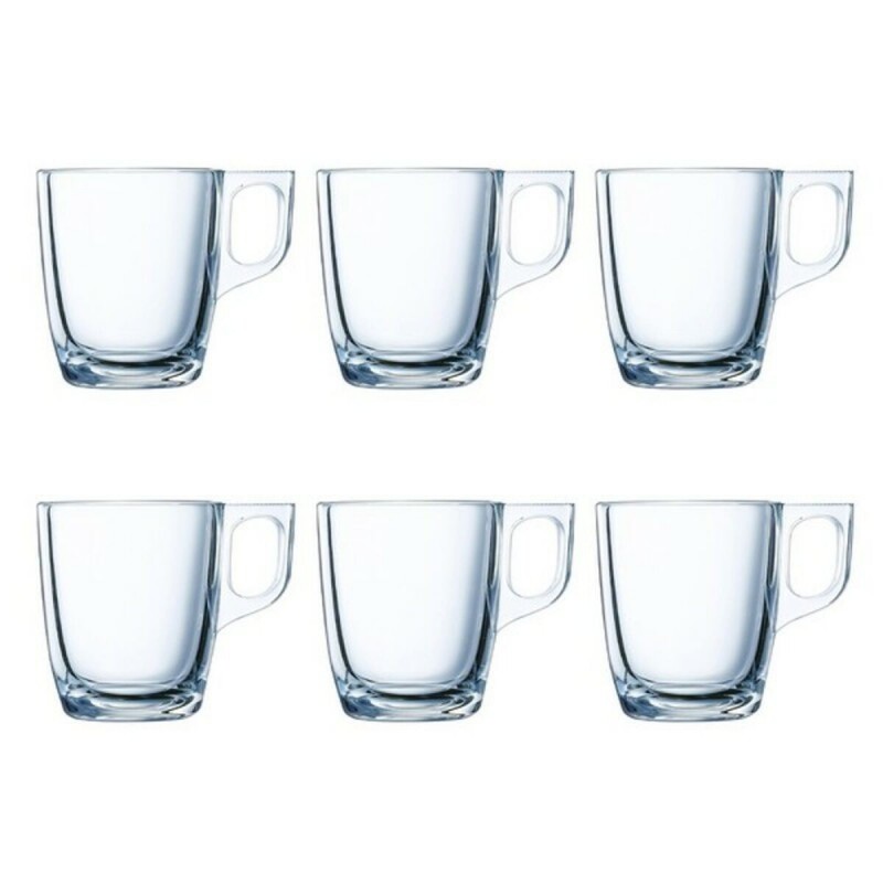 Set di Tazze da Caffè Luminarc Nuevo Trasparente Vetro 90 ml 6 Pezzi