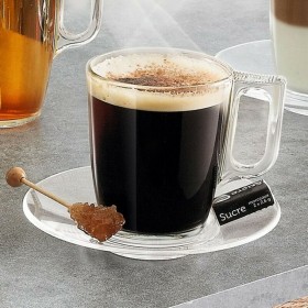 Set di Tazze da Caffè Luminarc Nuevo Trasparente Vetro 90 ml 6 Pezzi