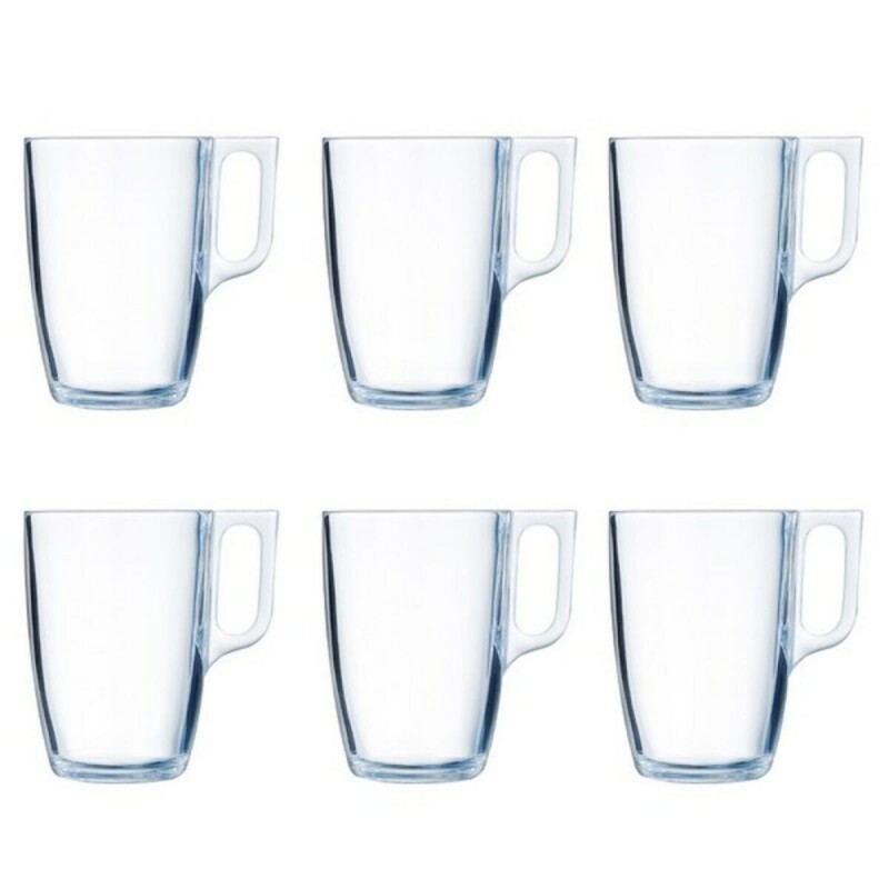 Set di Tazze Luminarc Nuevo (6 pcs) Trasparente Vetro 400 ml (6 Pezzi)