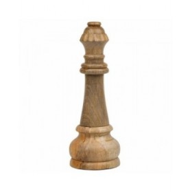 Statua Decorativa Alexandra House Living Marrone Legno di mango Scacchi 14 x 36 x 14 cm