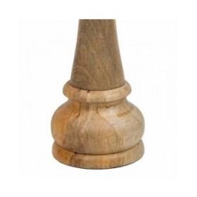 Statua Decorativa Alexandra House Living Marrone Legno di mango Scacchi 14 x 36 x 14 cm