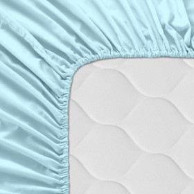 Lenzuolo con angoli HappyFriday BASIC KIDS Azzurro 105 x 200 x 32 cm