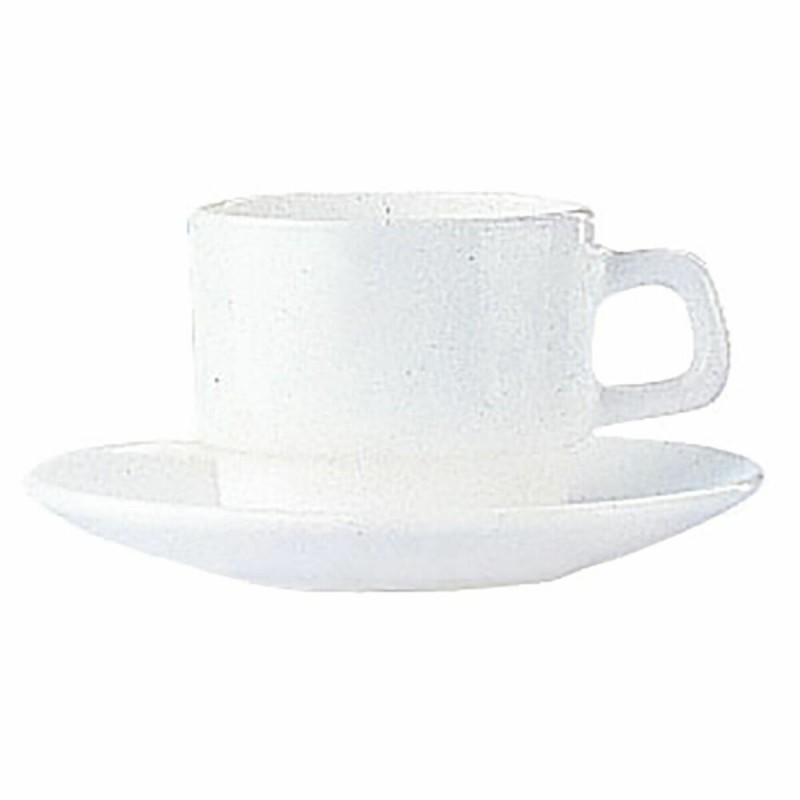 Set di Tazze Arcoroc Restaurant Bianco 250 ml 6 Pezzi