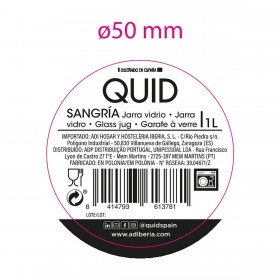 Brocca Quid Sangria Trasparente Vetro (1L)