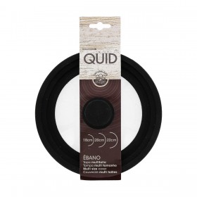 Tappi Quid Ebano Nero Vetro Ø 22 cm (Ø 22 cm)