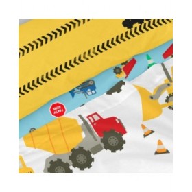Set di Lenzuola HappyFriday Mr Fox Machinery Multicolore Singolo 2 Pezzi