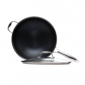 Padella Kohersen 71111 Nero Argentato Acciaio inossidabile Alluminio Ø 32 cm