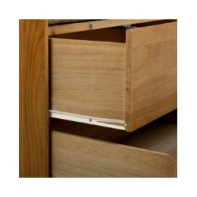 Armadio Alexandra House Living Marrone Corda Legno di abete Legno di paulownia 45 x 170 x 80 cm 45 x 170 x 75 cm