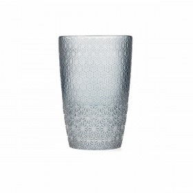 Set di Bicchieri Bidasoa Ikonic Grigio Vetro 350 ml 6 Pezzi
