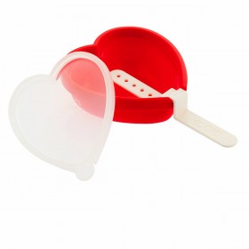 Stampo per Gelati Koala Corazon Cuore 2 Unità Bicolore Plastica 15 x 9 x 3,5 cm (2 Unità)