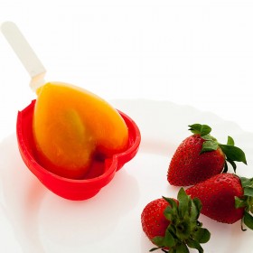 Stampo per Gelati Koala Corazon Cuore 2 Unità Bicolore Plastica 15 x 9 x 3,5 cm (2 Unità)
