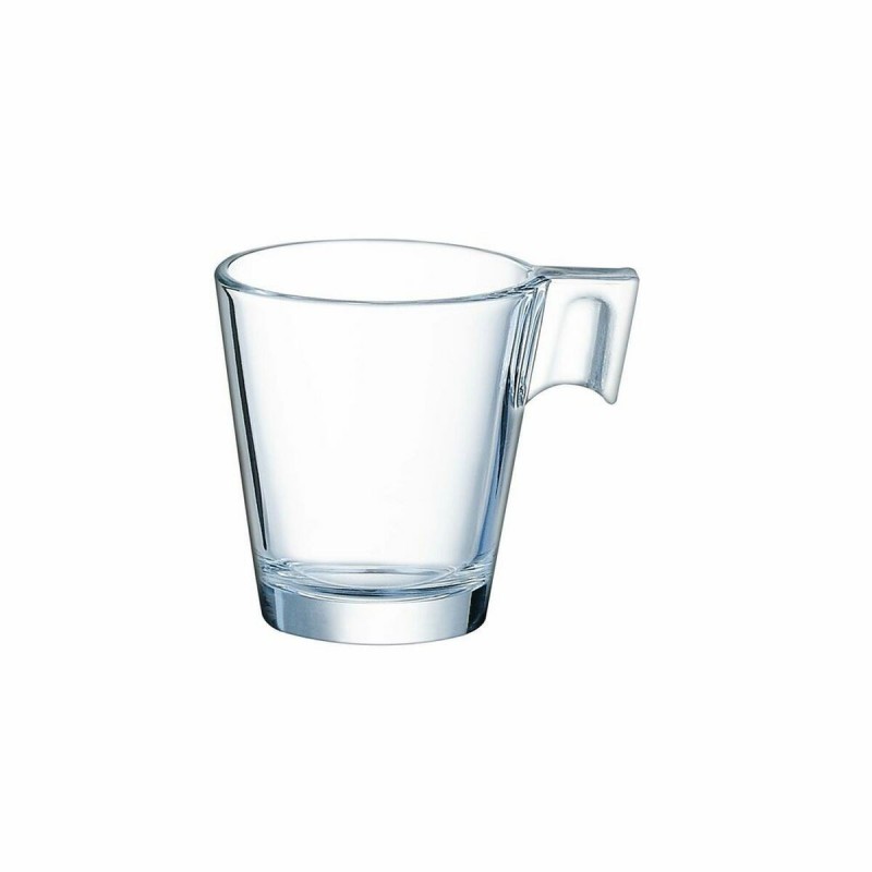Set di Tazze da Caffè Arcoroc ARC C1360 Trasparente Vetro 80 ml (12 Unità)