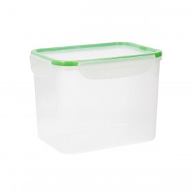 Porta pranzo Ermetico Quid Greenery Trasparente Plastica (3,7 L) (Pack 4x)