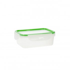 Porta pranzo Quid Greenery 1 L Trasparente Plastica 13 x 18 x 6,8 cm - 1 L (4 Unità) (Pack 4x)