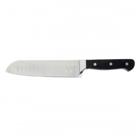 Coltello Santoku Quid Professional Inox Chef Black Nero Metallo (Pack 6x)