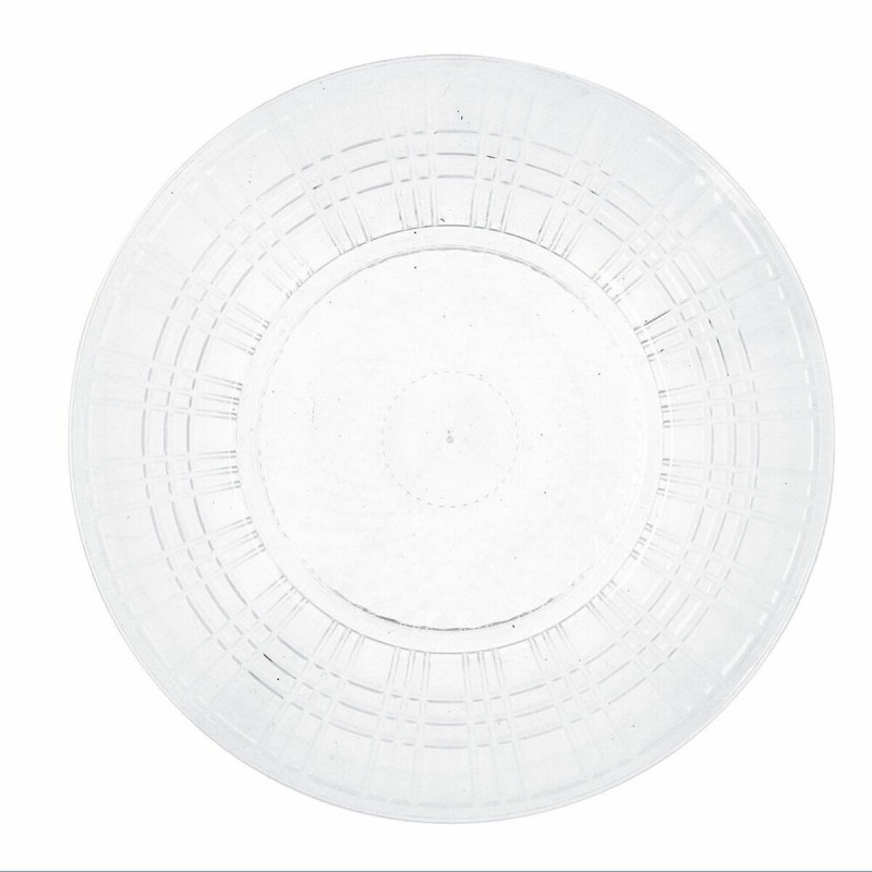 Piatto da pranzo Quid Viba Trasparente Plastica Ø 26 cm 26 cm (12 Unità) (Pack 12x)