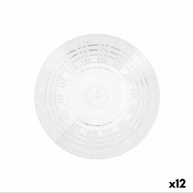 Piatto da Dolce Quid Viba Trasparente Plastica (12 Unità) (Pack 12x)