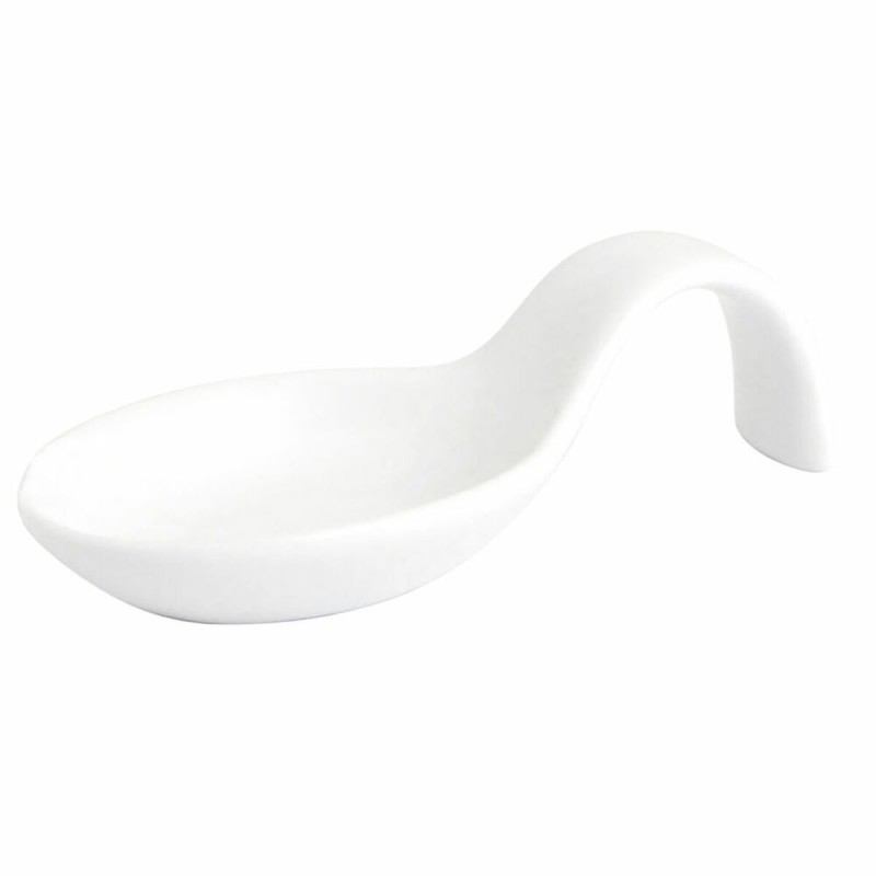 Set di Degustazione Quid Chef Bianco Ceramica 10 x 5 cm (12 Unità)