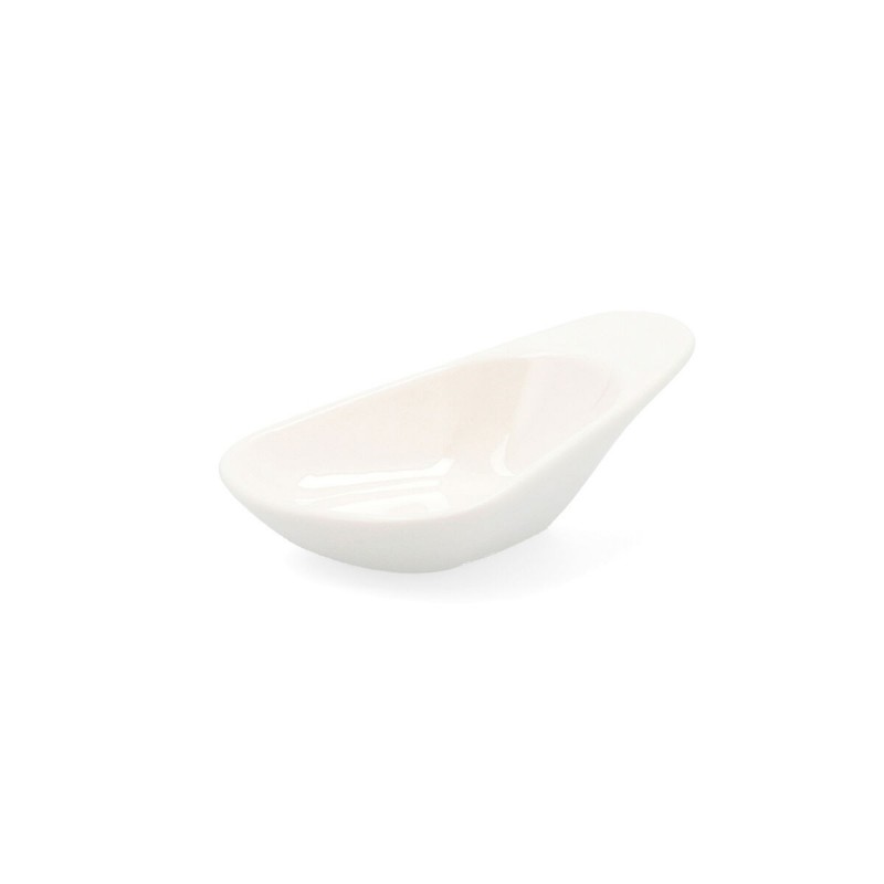 Vassoio per aperitivi Quid Select Bianco Ceramica 10,5 cm (6 Unità) (Pack 6x)