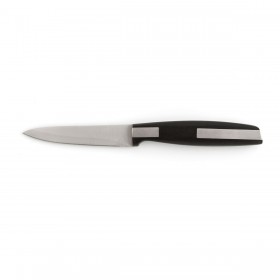 Coltello Pela Verdure Quid Habitat Nero Metallo 9 cm (12 Unità)