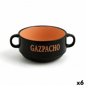 Ciotola per Aperitivi Quid Rustik Ceramica 16 x 12 x 7 cm (6 Unità)