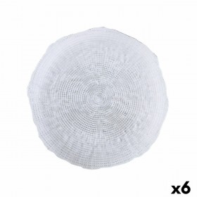 Piatto da pranzo Quid Boreal Trasparente Vetro Ø 28 cm (6 Unità) (Pack 6x)