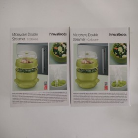 Vaporiera Doppia per Microonde Codowave InnovaGoods