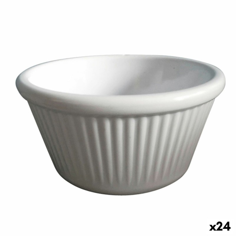 Ramequin Quid Professional Melamina Bianco Plastica 7 x 7 x 3,5 cm Ramequin (24 Unità)