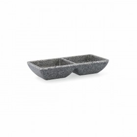 Vassoio per aperitivi Quid Lonja Grigio Plastica 17 x 7 x 3 cm (12 Unità)