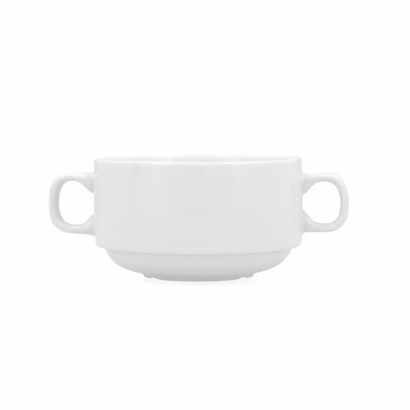 Tazze per Consommé Bidasoa Glacial Bianco 300 ml (6 Unità) (Pack 6x)