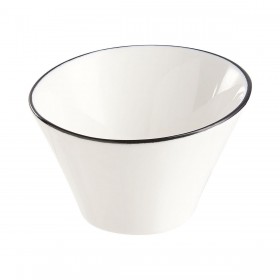 Ciotola per Aperitivi Arcoroc Appetizer Filet Bl Bicolore Ceramica 9,5 cm Aperitivo (6 Unità)