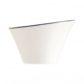 Ciotola per Aperitivi Arcoroc Appetizer Filet Bl Bicolore Ceramica 9,5 cm Aperitivo (6 Unità)