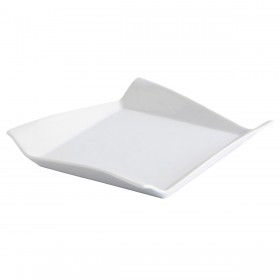 Piatto da pranzo Quid Gastro Fresh Bianco Ceramica Sandwich (8 Unità)
