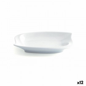 Piatto Quid Gastro Fun Piccolo Bianco Ceramica 15,5 x 10 cm (12 Unità) (Pack 12x)