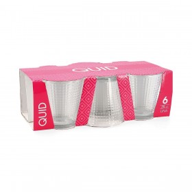 Set di Bicchieri Quid Lina Trasparente Vetro 250 ml 6 Pezzi