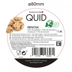 Barattolo Quid Renova Trasparente Vetro 1,6 L