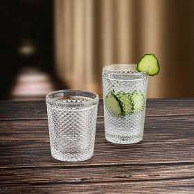 Set di Bicchieri Bidasoa Onix Trasparente Vetro 270 ml 3 Pezzi