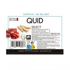 Tagliere da Cucina di Bambù Quid Select Legno Marrone